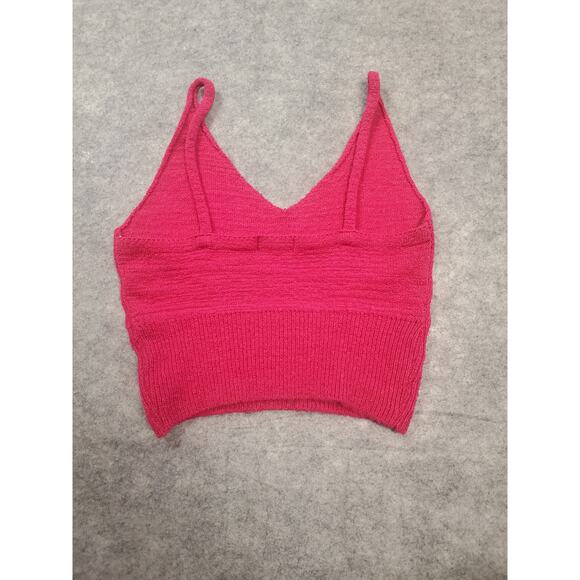 Altar'd State Women's Medium Pink Cropped Tank Top - Picture 2 of 5